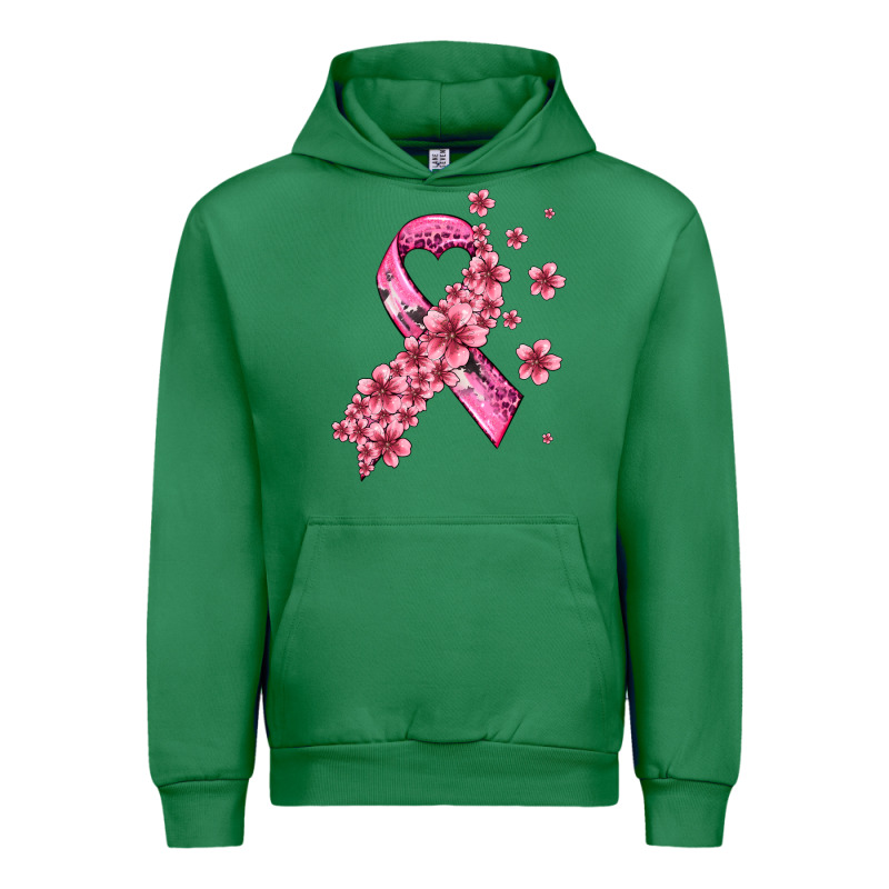 Pink Cancer Ribbon Urban Hoodie by AdoDesignShop | Teevron