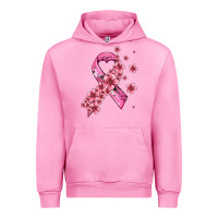 Fuchsia Pink pink cancer ribbon Urban Hoodie - AdoDesignShop
