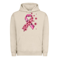 Pigment French Oak pink cancer ribbon Urban Hoodie - AdoDesignShop