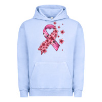 Pigment Grape Ice pink cancer ribbon Urban Hoodie - AdoDesignShop