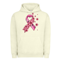 Pigment Pistachio pink cancer ribbon Urban Hoodie - AdoDesignShop