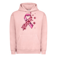 Pigment Salmon pink cancer ribbon Urban Hoodie - AdoDesignShop