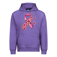 Tulip pink cancer ribbon Urban Hoodie - AdoDesignShop