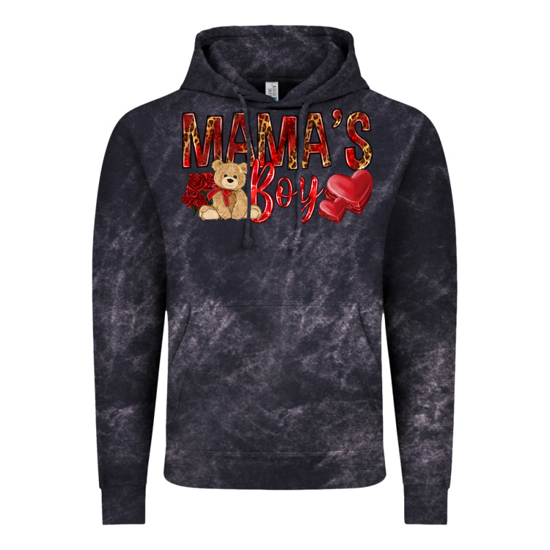 Mamas Boy With Leopard Mother's Day Vintage Hoodie by HowdyJamesFarm | Teevron