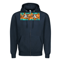 Navy Goat Family Fall Zipper Hoodie - Artiststas
