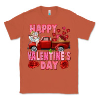 Copper Happy Valentine's day red truck Classic Tee - HowdyJamesFarm