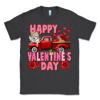 Smoke Happy Valentine's day red truck Classic Tee - HowdyJamesFarm