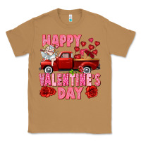 Toasted Coconut Happy Valentine's day red truck Classic Tee - HowdyJamesFarm