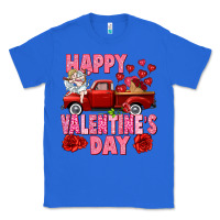 True Royal Happy Valentine's day red truck Classic Tee - HowdyJamesFarm