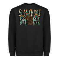 Black show mom highland cow Heavyweight Sweatshirt - SublimationCraftShop