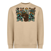 Mushroom show mom highland cow Heavyweight Sweatshirt - SublimationCraftShop