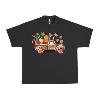 Pigment Black christmas gingerbread truck Urban Heavy Tee - CowGirlArtShop