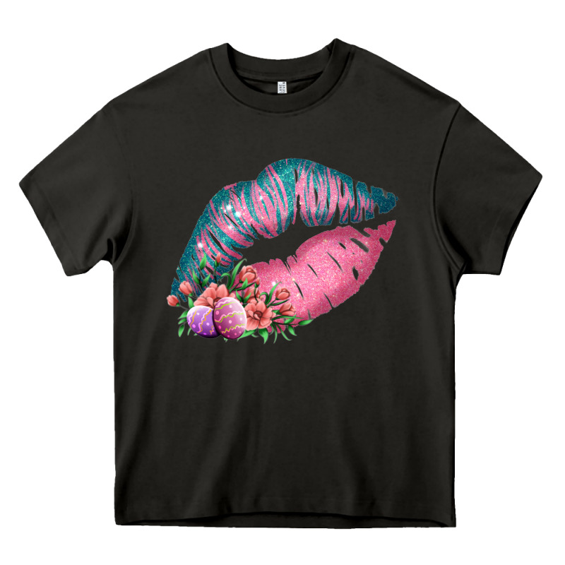 Eared Turquoise Pink Easter Lips Heavy Core Tee by Bettercallsaul | Teevron