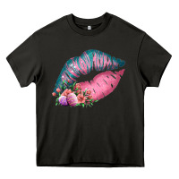 Asphalt Eared Turquoise Pink Easter Lips Heavy Core Tee - Bettercallsaul