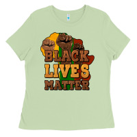 Matcha black lives matter Ladies Tee - NancyCooperArtShop