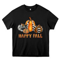 Black happy fall Heavy Core Tee - JahusDesignShop