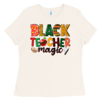 Bone black teacher magic Ladies Tee - NancyCooperArtShop