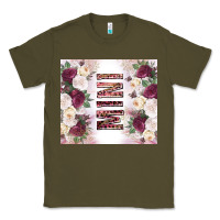 Army Green mother’s day mini flowers tumbler tbs Classic Tee - TumblerDesignByShophia