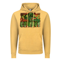 Vintage Mustard One lucky Cowboy St. Patrick's Day Vintage Hoodie - CowGirlArtShop