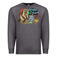 Charcoal Heather raccoon trash panda Premium Sweatshirt - BarkalooDesign
