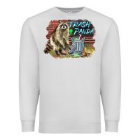 Dove Grey raccoon trash panda Premium Sweatshirt - BarkalooDesign