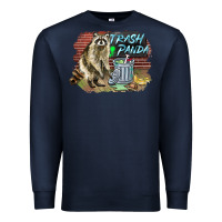 Navy raccoon trash panda Premium Sweatshirt - BarkalooDesign