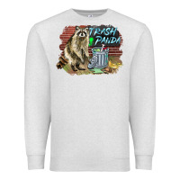 Oatmeal Heather raccoon trash panda Premium Sweatshirt - BarkalooDesign
