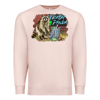 Pale Pink raccoon trash panda Premium Sweatshirt - BarkalooDesign