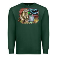 Sports Green raccoon trash panda Premium Sweatshirt - BarkalooDesign
