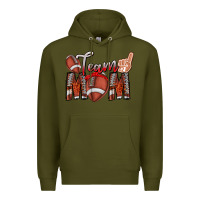 Army Green team mom Premium Hoodie - CowhideDigitalArt