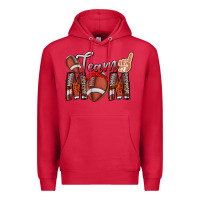 Cardinal team mom Premium Hoodie - CowhideDigitalArt