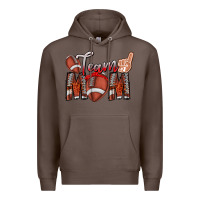 Coffee team mom Premium Hoodie - CowhideDigitalArt