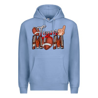 Colony Blue team mom Premium Hoodie - CowhideDigitalArt