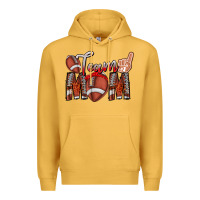 Mustard team mom Premium Hoodie - CowhideDigitalArt