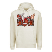 Oatmeal Heather team mom Premium Hoodie - CowhideDigitalArt