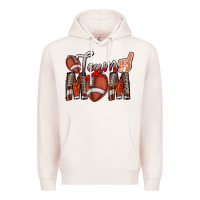 Pale Pink team mom Premium Hoodie - CowhideDigitalArt