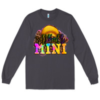 Smoke softball mini Long Sleeve Tee - OliviaCreatesArt
