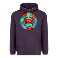 Plum crab Heavyweight Hoodie - BarkalooDesign