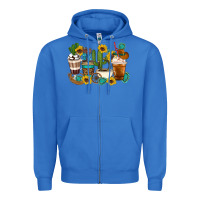 True Royal Coffee cups Zipper Hoodie - Artiststas