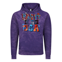 Cloud Purple Party in the usa 4th of july Vintage Hoodie - CowGirlArtShop