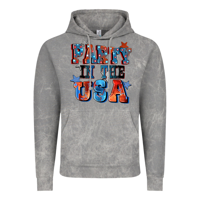 Party In The Usa 4th Of July Vintage Hoodie by CowGirlArtShop | Teevron