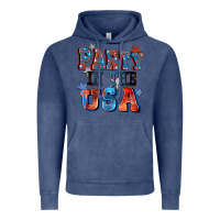 Vintage Denim Party in the usa 4th of july Vintage Hoodie - CowGirlArtShop