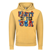 Vintage Mustard Party in the usa 4th of july Vintage Hoodie - CowGirlArtShop