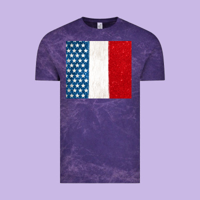 Custom Text American Flag(used Font 'doctrin Vintage Tee Designed By Jasminsmagicworld