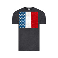 Vintage Black custom text american flag(used font 'doctrin Vintage Tee - Jasminsmagicworld