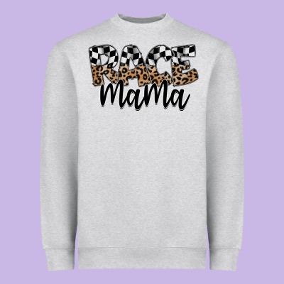 Race Mama Heavyweight Sweatshirt Designed By Sublimationcraftshop