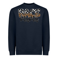 Navy race mama Heavyweight Sweatshirt - SublimationCraftShop