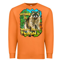 Carrot raccoon home is where the trash is Premium Sweatshirt - BarkalooDesign