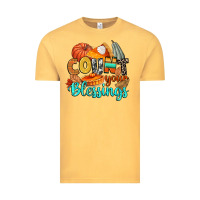 Vintage Mustard count your blessings Vintage Tee - CowGirlArtShop