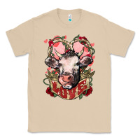 Mushroom Cow Valentine's Day love Classic Tee - HowdyJamesFarm